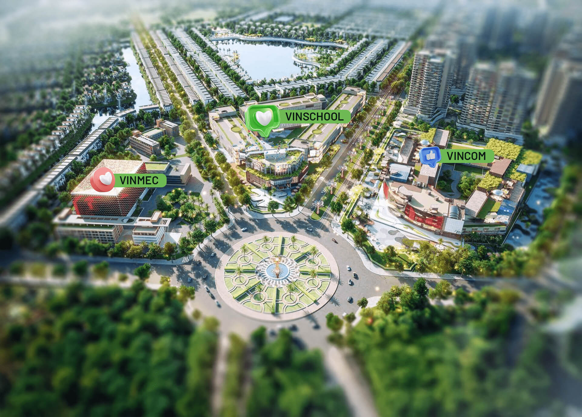 Hệ sinh thái tiện ích All-in-one tại Vinhomes Green City Hậu Nghĩa